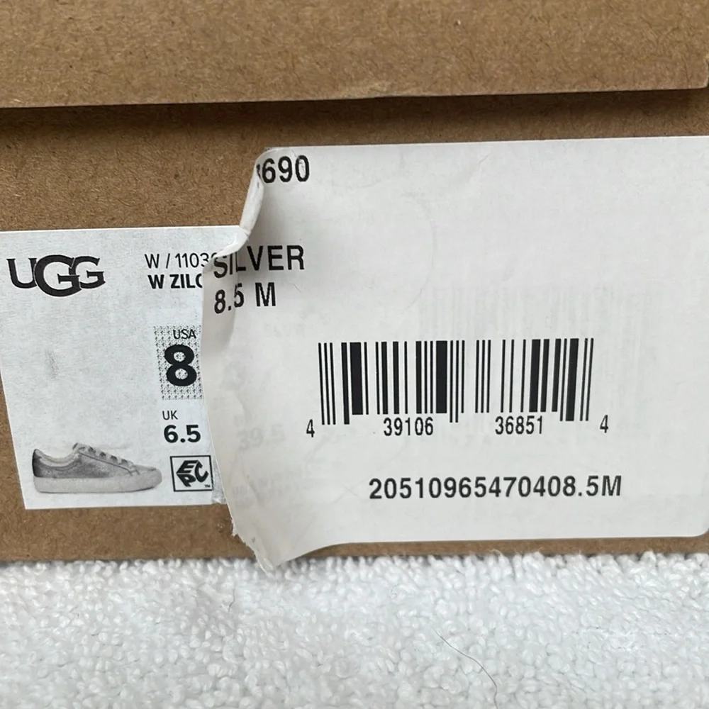UGG Women's Silver Sneakers - Picture 7 of 7
